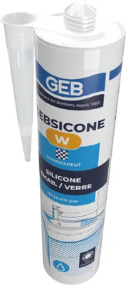 Immagine prodotto di Stucco GEBSICONE W - Cartuccia da 310 ml Traslucido - 893251