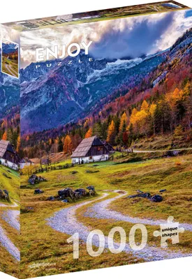 Image de Puzzle 1000 pièces Enjoy – Chalet dans les montagnes