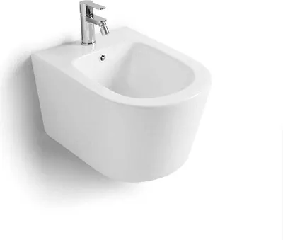 Immagine prodotto di Bidet sospeso in Vetroceramica arrotondato | Blues