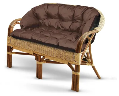 Produktbild von Gartenkissen 190x40 cm für Sofa oder Bank, wasserfest, braun