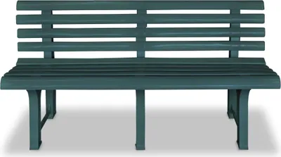 Produktbild von vidaXL Gartenbank 145,5 cm Kunststoff Grün