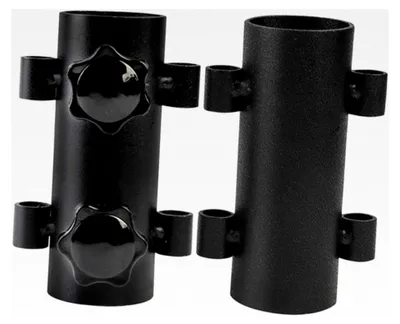 Produktbild von 2 Stück Sonnenschirmhalter Verstellbar für Zeltstangen Camping Outdoor