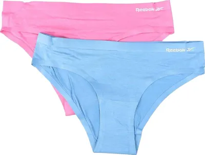 Immagine prodotto di Reebok - Slip "Bonded" da donna (confezione da 2) GT6554 (M) (Blu/Rosa)