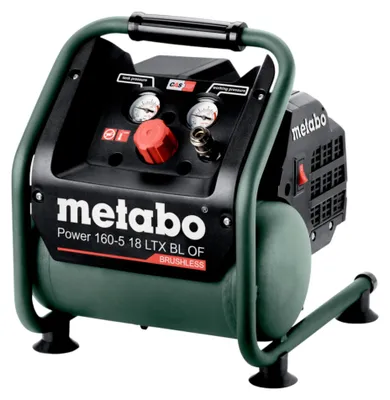 Image de Metabo Power 160-5 18 LTX BL OF Compresseur sans fil 18 V, 8,0 bar, Brushless, solo - sans batterie, sans chargeur (601521850)