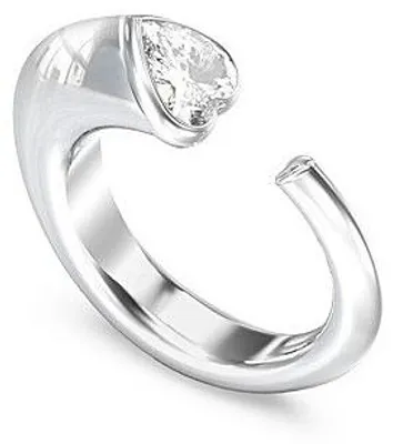 Produktbild von Fingerringen Öffnen Sie Guess Silber 16 Kollektion Crystals Of Love - frau