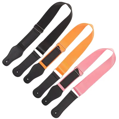 Immagine prodotto di Elzusha - 3 cinture per chitarra regolabili, con tasca per plettro