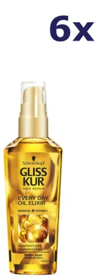Obrázek produktu pro 6x Gliss Kur Oil Elixer Ultimate Repair (75 ml)