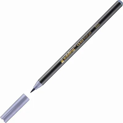 Image de EDDING Fasermaler 1340 Brushpen silbergrau
