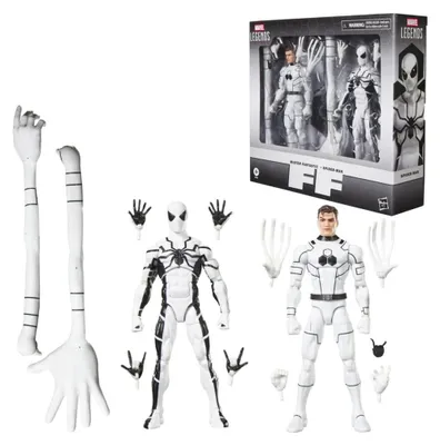 Produktbild von Marvel Legends Series Future Foundation Mister Fantastic & Spider-Man, 4 Jahr(e), Superhelden, Acrylnitril-Butadien-Styrol (ABS), Polyvinylchlorid (PVC)