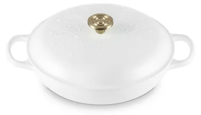 Produktbild von LeCreuset Gourmet-Profitopf Signature LEtoile | Auswahl Baumwolle : Creme Farbe: Creme