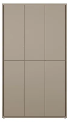 Produktbild von Schuhschrank >ALICE SPRINGS< in Taupe - 109,2x191,9x34,9cm (BxHxT)