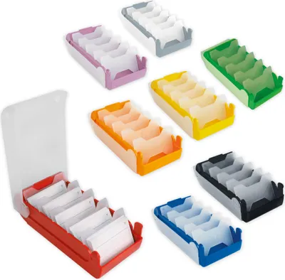 Produktbild von TimeTEX Lernbox A8 Kunststoff mit 100 Lernkärtchen