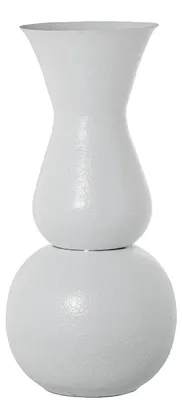 Produktbild von Bodenvase aus Metall, Eisen, Weiß, 39 x 30 x 50 cm