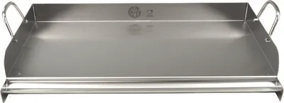 Produktbild von GVK ECO Edelstahl Grillplatte 50cm Grillaufsatz Grillpfanne Pizzaplatte