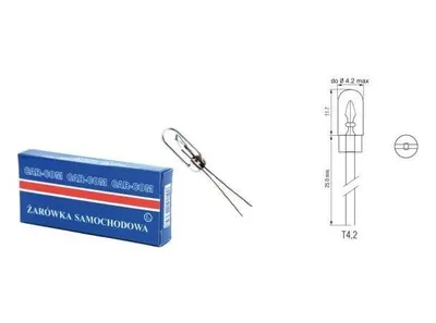 Produktbild von 1x CARCOMMERCE Park-/Positionsleuchte Glühlampen 12V 42840