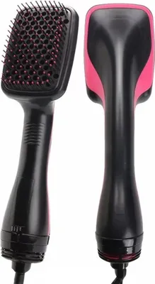 Produktbild von Multifunktionale Heißluftbürste zum Trocknen, Glätten & Locken, für nasses und trockenes Haar, Stylingföhn, Pink