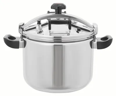 Obrázek produktu pro Tlakový hrnec, objem 40 l, vaření pod vysokým tlakem, stříbrný