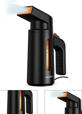 Produktbild von Tragbares Hand-Dampfbügeleisen, 700 W, 180 ml Wassertank, 15 Min Dauerdampf, Doppelter Auslass, Reise & Heimtextilien