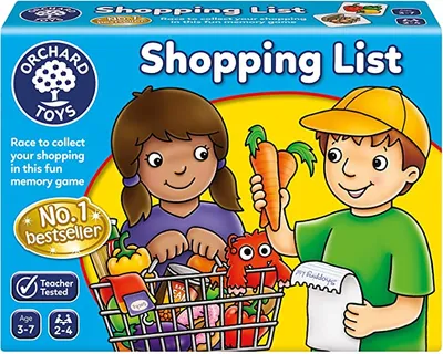 Zdjęcie produktu dla Gra edukacyjna w języku angielskim Lista zakupów LISTA ZAKUPÓW