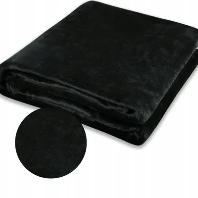Produktbild von Dünne Tagesdecke 160x200 220x200 Comfort Sofadecke Bettüberwurf Kuscheldecke Decke Mikrofaser Lila Hellblau Rot Grün Schwarz Ecru Beige Grau Kuschelig Warm (160 x 200 cm, schwarz)