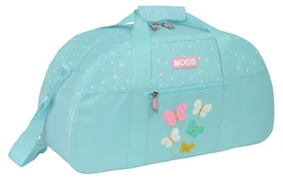 Imagen del producto de Moos SportSac, modelo Butterflies, color HellBleu, dimensiones: 50 x 26 x 20 cm
