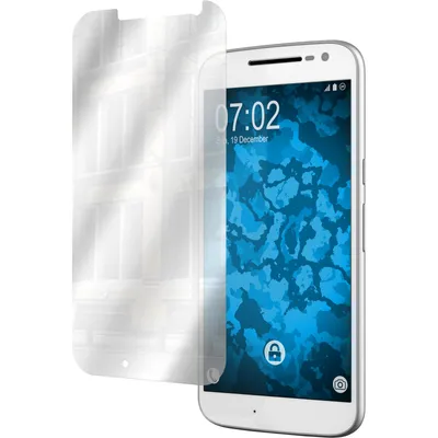 Produktbild von 8er-Pack PhoneNatic Displayschutzfolien verspiegelt  kompatibel mit Motorola Moto G4