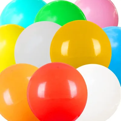 Productafbeelding van Latexballonnen - 10 stuks - Grote ballonnen voor decoratie - 18 inch - Kleurrijk