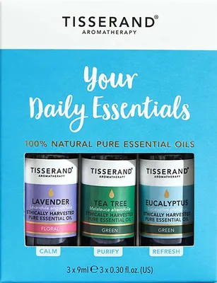 Produktbild von Essential Oil Kit 100% Ihr tägliches Essentials-Kit 3 x 9 ml TISSERAND