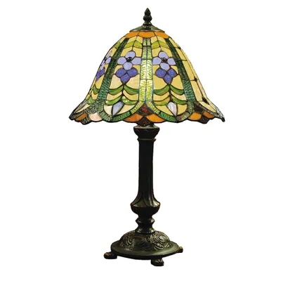 Obrázek produktu pro Stolní lampa Tiffany Ø 30x48 cm zelená barevná
