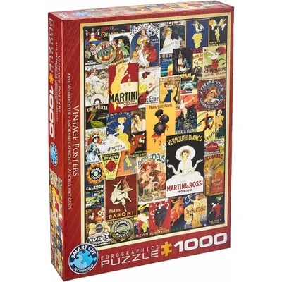 Image de EUROGRAPHICS Puzzle Vieilles affiches 1000 pièces