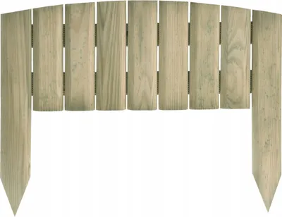 Produktbild von Rasenzaun Holz Gartenpalisade 40 cm