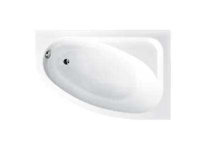 Produktbild von Badewanne Eckbadewanne 150x100 Rechts mit AcrylSchürze, Ablaufgarnitur & Füßen GRATIS | Komplettset 4in1 Original Acryl Wanne Siphon | BADLAND CORNEA