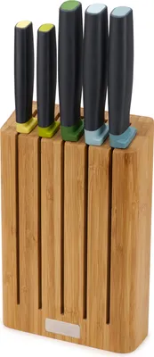 Produktbild von Joseph Joseph Elevate Messer-Set mit Bambusblock