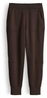 Produktbild von OPUS Damen Hose braun, sportlich mit elastischem Bund und geripptem Beinabschluss