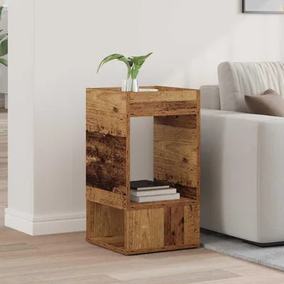 Produktbild von Möbel Beistelltisch Wohnzimmer - elegante Design - Sofatisch/Couchtisch - Altholz 30x30x56cm Holzwerkstoff - Konsolentische NEU4558261