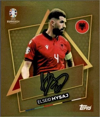 Obrázek produktu pro ALB SP - Elseid Hysaj - Hvězdný hráč - Zlatý podpis - 2024
