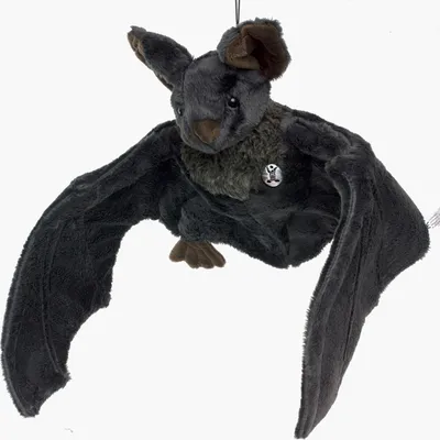 Produktbild von Fledermaus Kuscheltier Flughund dunkelgrau XXL Plüschtier 73 cm BETTY