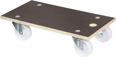 Image de Chariot de transport en acier - 575 x 30 cm - pour charges lourdes - capacité de charge 400 kg