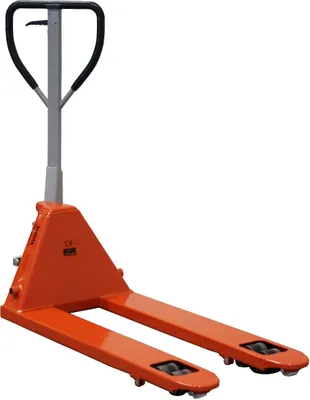 Produktbild von Schefer Gabelhubwagen Premium mit Schnellhub und Polyurethan Lenkräder und tandem Gabelrollen Tragkraft 2500kg