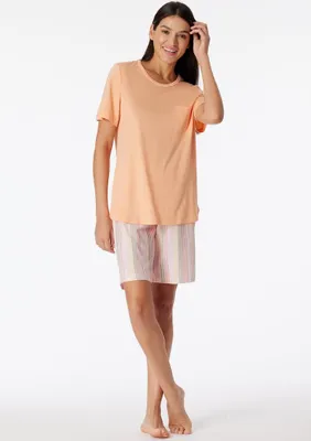 Produktbild von Schiesser Damen Schlafanzug kurz koralle 40  ST