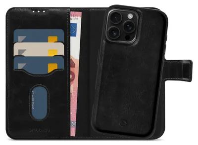 Produktbild von Mobilize MagSafe Gelly Wallet iPhone 16 Pro Max MagSafe Hülle Abnehmbare 2in1 Klapphülle Geldbörse - Schwarz