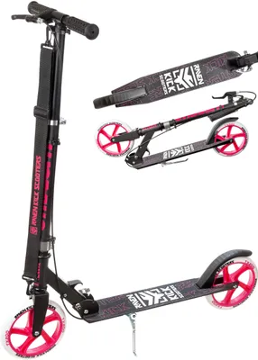 Produktbild von Roller CityrollerRaven Straight Black/Pink  200mm mit Handbremse