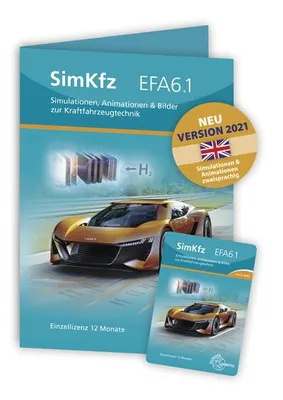 Produktbild von SimKfz EFA6.1 - Version 2021 - Einzellizenz Freischaltcode auf Keycard
