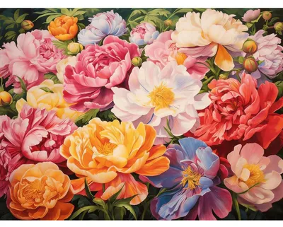 Image de Kit de loisirs créatifs pour adultes : peinture à réaliser soi-même, motif rose de Pâques, idéal pour offrir ou pour décorer la maison