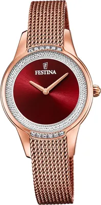 Produktbild von Festina Edelstahl Damen Uhr F20496/1 Armbanduhr rosa Mademoiselle D2UF20496/1