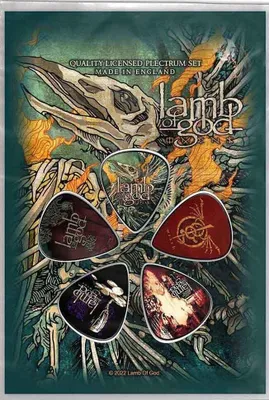 Obrázok produktu pre Lamb Of God Omens Kocky / Perie