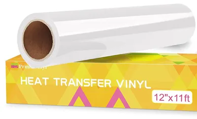 Textil-Plotterfolie 30,5 cm x 3,36 m, weiß, für Cricut & Cameo