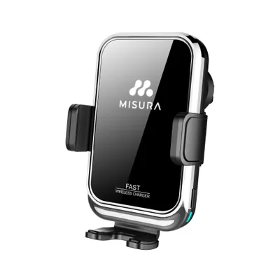 Image de MISURA MA04 - Support de téléphone portable pour voiture avec sans fil QC3.0 chargement SILVER