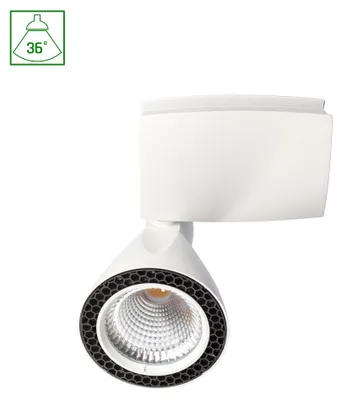 Produktbild von MADARA LED Stromschienenstrahler 3-Phasen 30W 36° Kaltweiß Weiß