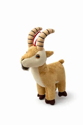 Produktbild von Bergziege Kuscheltier 24 cm Weiches Plüschtier Stofftier Ziege Geschenk für Kinder und Tierliebhaber